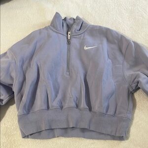 Nike Lavender Half-Zip Sweatshirt